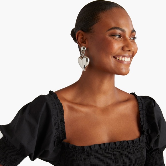 Hill House Home Athena Black Nap Dress NWT - Picture 3 of 7